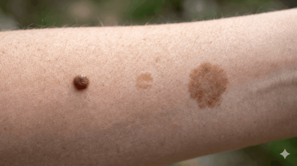 The Difference Between a Mole, Freckle, and Sun Spot